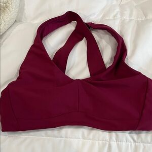 Athleta Deep Red Sports Bra